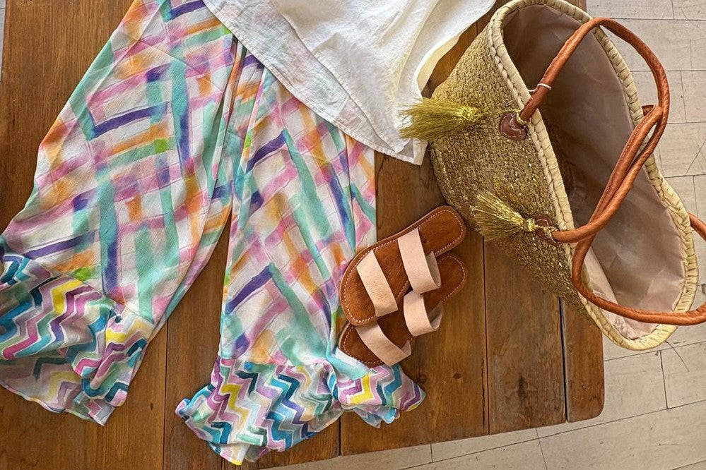 How to style wide legged trousers