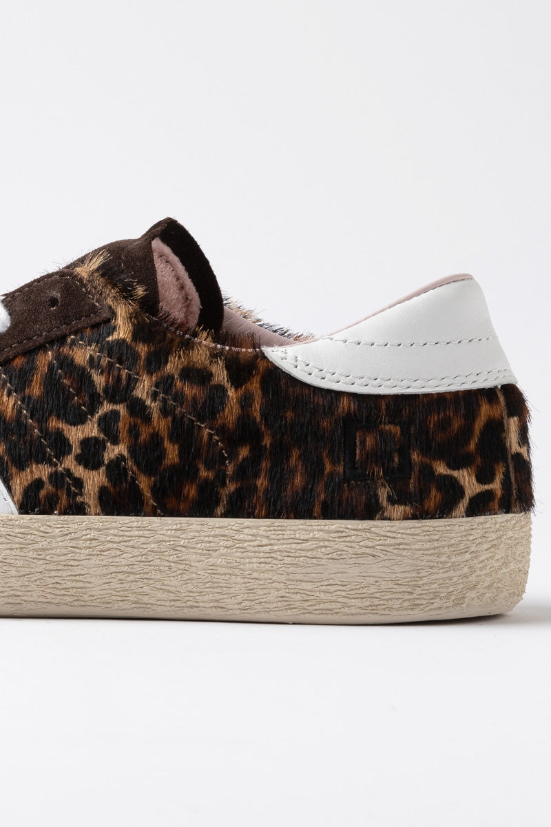 D.A.T.E Hill Low Leopard Brown