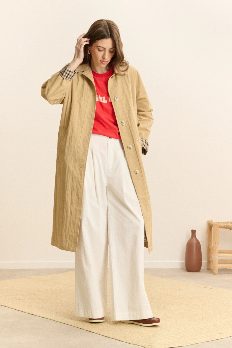 Garance Vancouver Trench Coat Beige