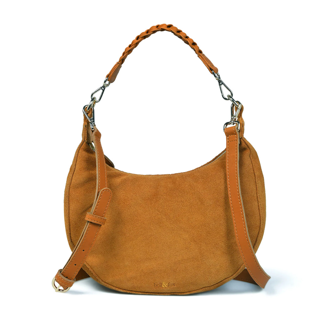 Bell&fox Robyn Crossbody Bag - Caramel Suede – Covet