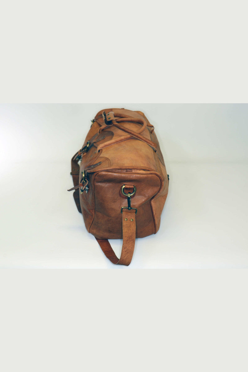 Leather Weekend Holdall