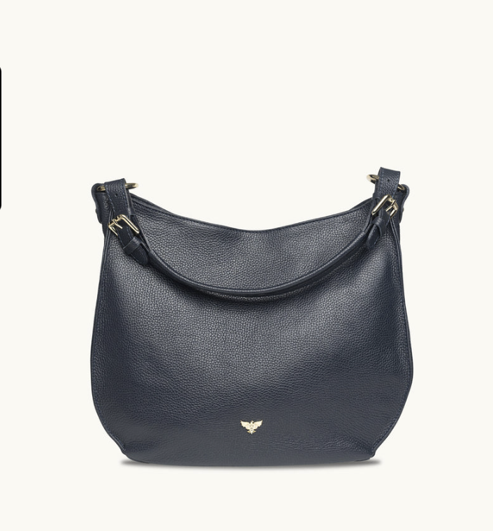 Apatchy The Harriet Navy Leather Bag