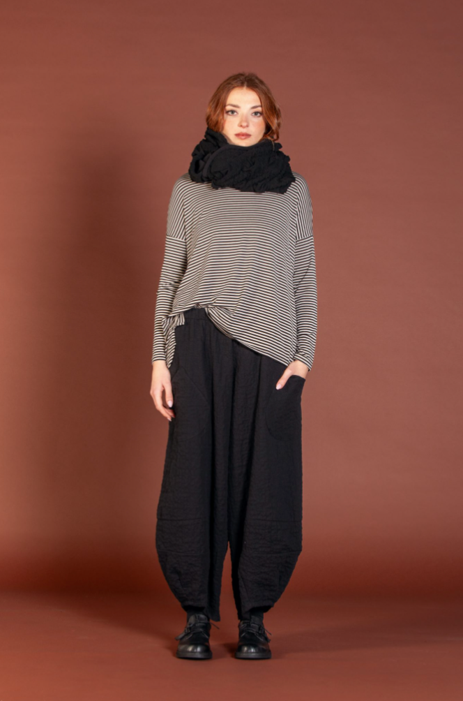 Mama b Pace SU Plain Nero Pants