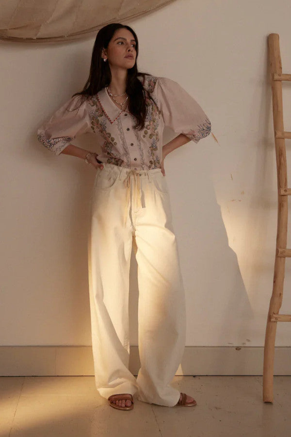 Seventy + Mochi Blake Jean - Ecru