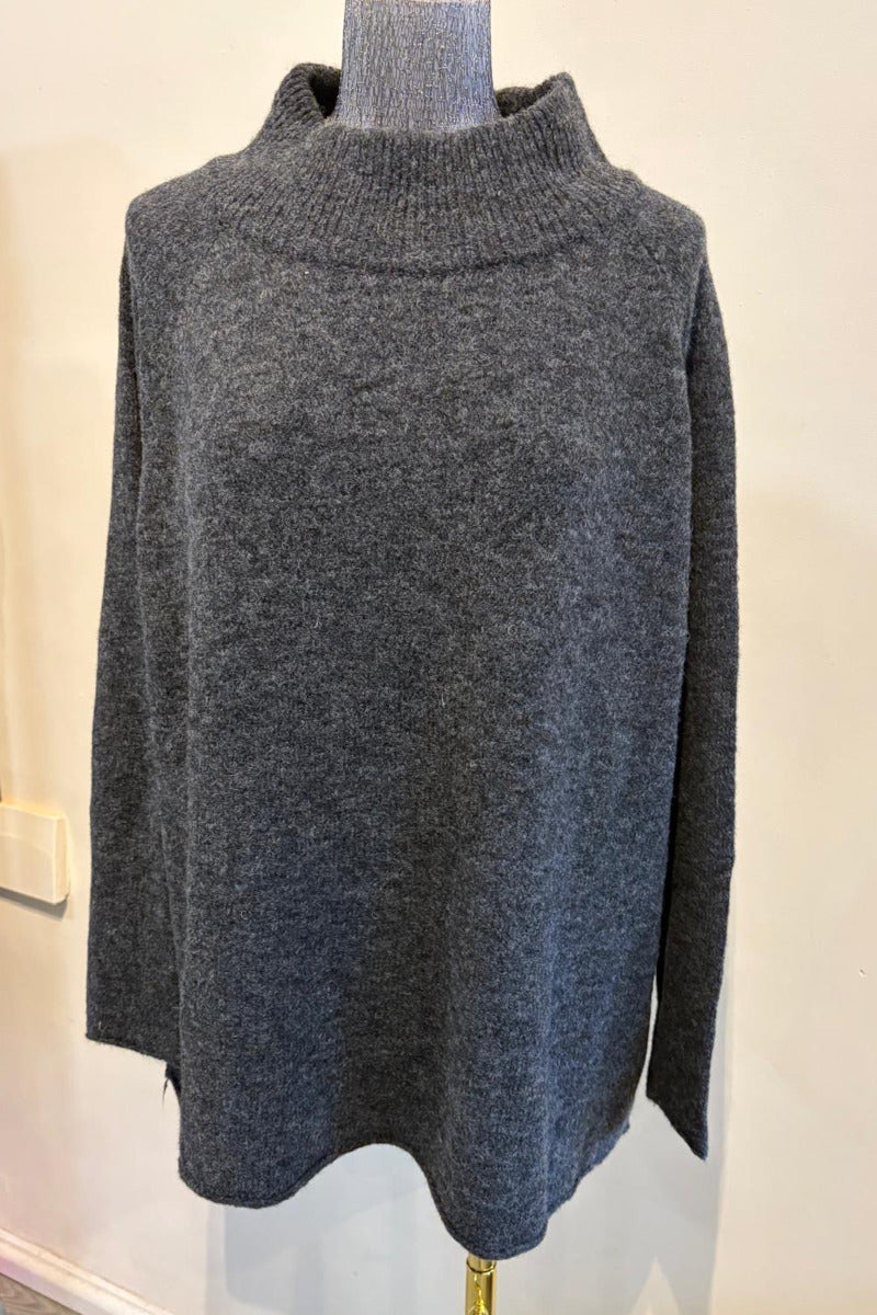 Boxy Sweater in Anthracite