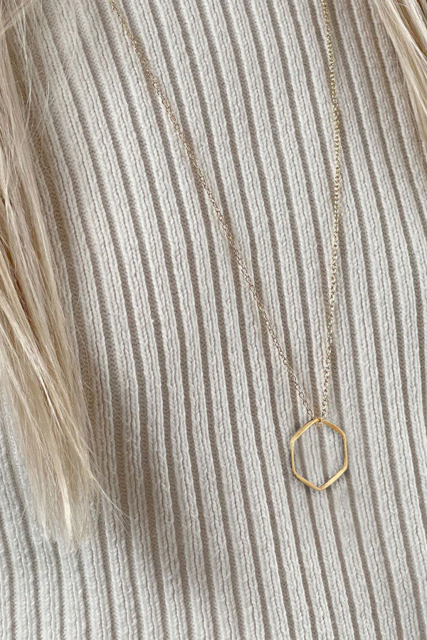 Mirabelle Hexagon Large Pendant