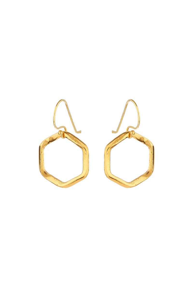 Mirabelle Hexagon Small Earrings